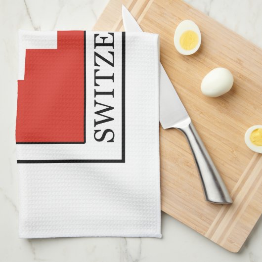 Schweiz Küchentuch (Viertel Falte)