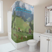 Schweiz Land Duschvorhang (Beispiel)