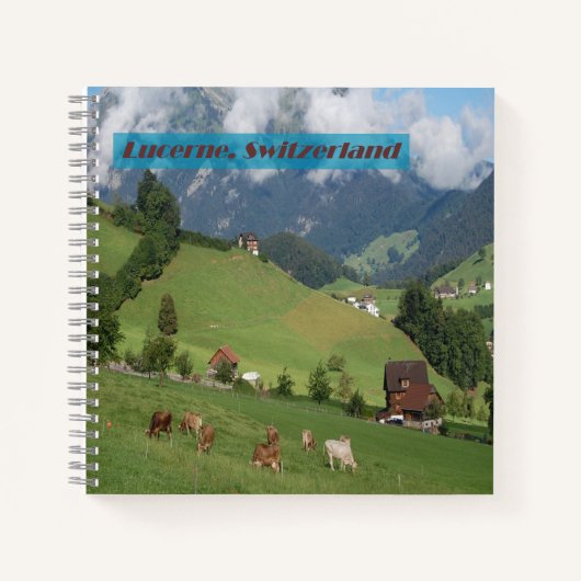 Schweiz Land Notizblock (Vorderseite)