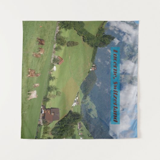 Schweiz Land Wandteppich (Vorderseite (Horizontal))