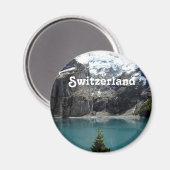 Schweiz Landschaft Magnet (Vorderseite/Rückseite)