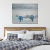 Schweiz Landschaft Opus 1 Winter Leinwanddruck (Insitu (Schlafzimmer))