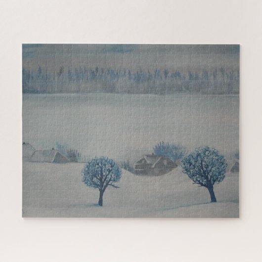 Schweiz Landschaft Opus 2 Winter Puzzle (Horizontal)