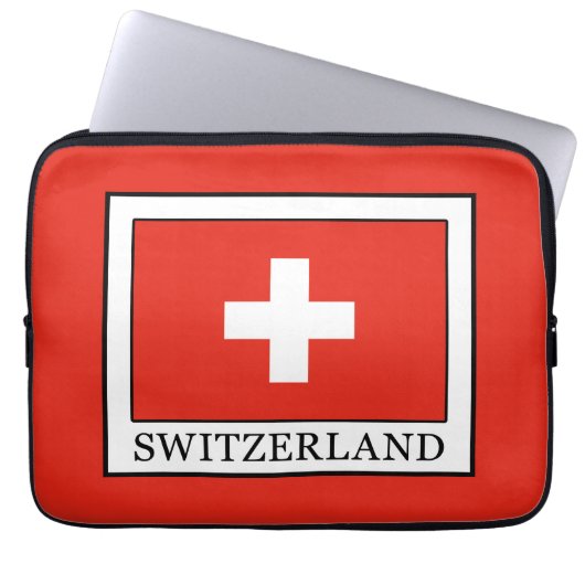 Schweiz Laptopschutzhülle (Vorderseite)