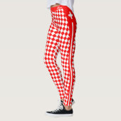 Schweiz Leggings, Premium Mode, Schweizer Flagge Leggings (Links)