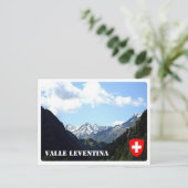 Schweiz - Leventina - Postkarte (Stehend Vorderseite)