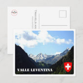 Schweiz - Leventina - Postkarte (Vorne/Hinten)