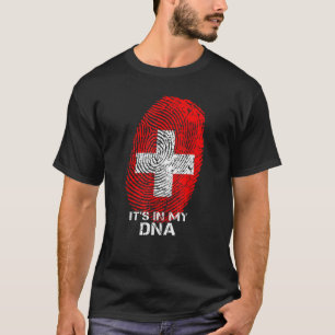 Schweiz Liebe der Schweizer Flagge T-Shirt