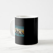 SCHWEIZ LIEBE Illustriert Schweizer Symbol, Alpen Kaffeetasse (Vorderseite Links)