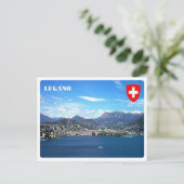 Schweiz - Lugano - Postkarte (Stehend Vorderseite)