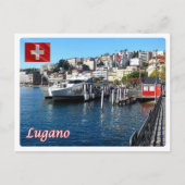 Schweiz - Lugano - Postkarte (Vorderseite)