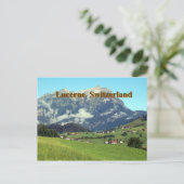 Schweiz Luzern Postkarte (Stehend Vorderseite)