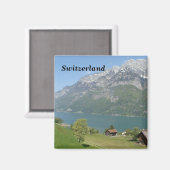 Schweiz - Magnet (Vorderseite/Rückseite)