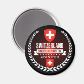 Schweiz Magnet (Vorderseite/Rückseite)