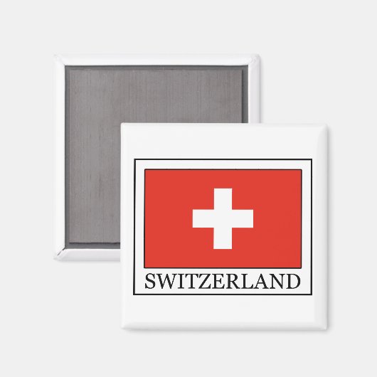 Schweiz Magnet (Vorderseite/Rückseite)