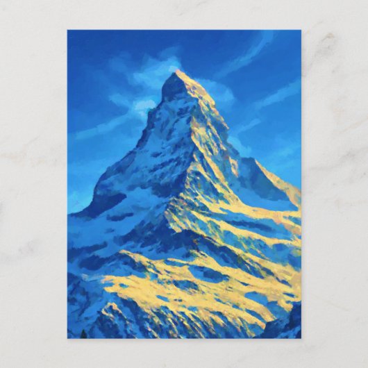 Schweiz Matterhorn Hinweiskarte (Vorderseite)