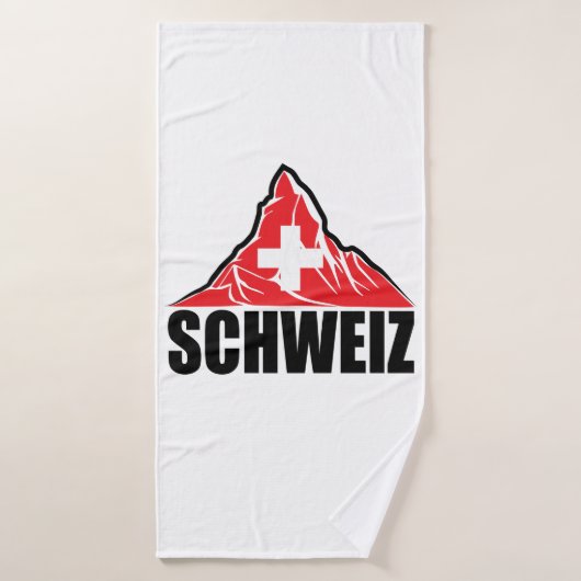 Schweiz Matterhorn Switzerland Badehandtuch (Badehandtuch)