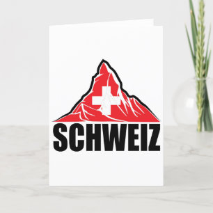 Schweiz Matterhorn Switzerland Feiertagskarte