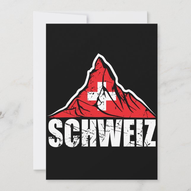 Schweiz Matterhorn Switzerland Vintage (Vorderseite)