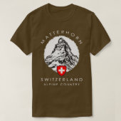 Schweiz Matterhorn Xo4U Original T-Shirt (Design vorne)
