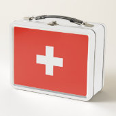 Schweiz Metall Brotdose (Vorderseite)