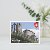 Schweiz - Minusio - Postkarte (Stehend Vorderseite)