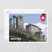 Schweiz - Minusio - Postkarte (Vorne/Hinten)