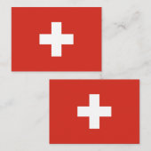 Schweiz Mitteilungskarte (Vorne/Hinten)