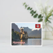 Schweiz - Montreaux - Postkarte (Stehend Vorderseite)