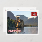 Schweiz - Montreaux - Postkarte (Vorne/Hinten)