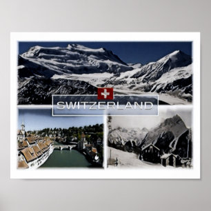 Schweiz - Mosaik - Poster