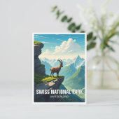 Schweiz Nationalpark Schweiz Postkarte (Stehend Vorderseite)