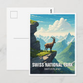 Schweiz Nationalpark Schweiz Postkarte (Vorne/Hinten)