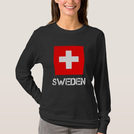 Schweiz oder Schweden Flagge? Ist es nicht dasselb T-Shirt (Vorderseite)