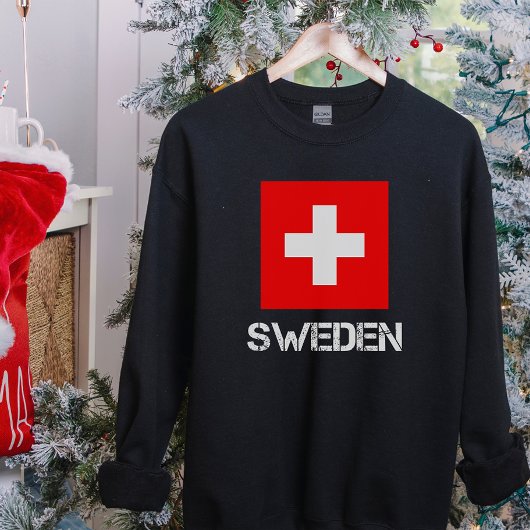 Schweiz oder Schweden Flagge? Ist es nicht dasselb T-Shirt