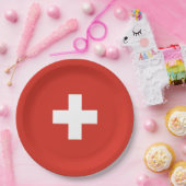 Schweiz Pappteller (Party)