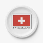Schweiz Pappteller (Vorderseite)