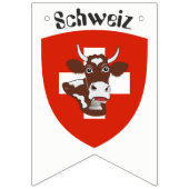 Schweiz Party Bunting Banner (Zweite Fahne)
