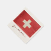 Schweiz Party Napkins Serviette (Ecke)