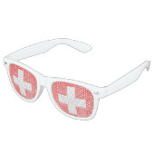 Schweiz Partybrille (Schrägansicht)