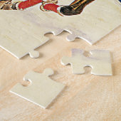 Schweiz Pferderennen Vintage Travel Puzzle (Seite)