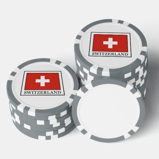 Schweiz Pokerchips (Stapel)