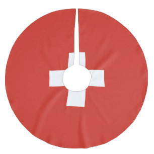 Schweiz Polyester Weihnachtsbaumdecke
