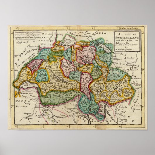 Schweiz Poster (Vorne)