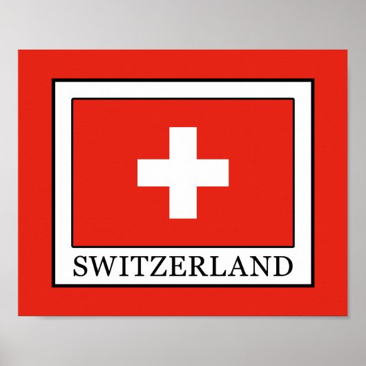 Schweiz Poster (Vorne)