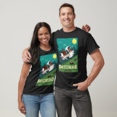 Schweiz Poster Baseball Sleeve T-Shirt (Unisex)