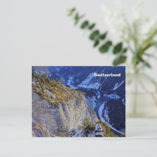 Schweiz Postkarte (Stehend Vorderseite)