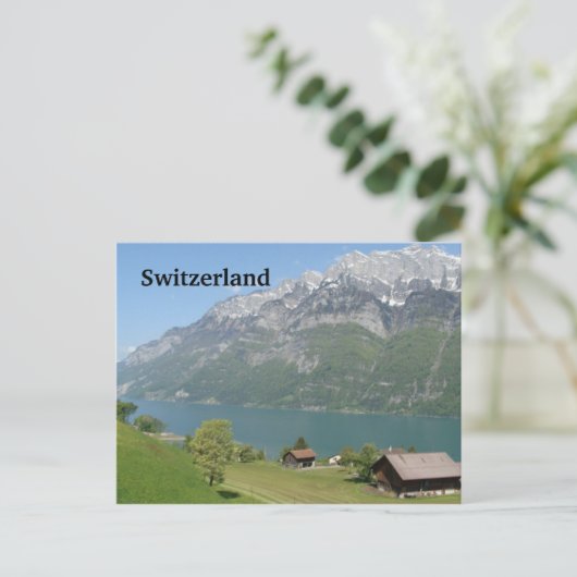 Schweiz - Postkarte (Stehend Vorderseite)