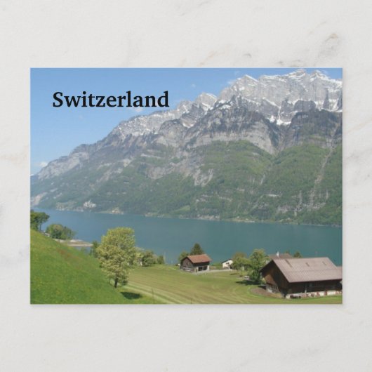 Schweiz - Postkarte (Vorderseite)