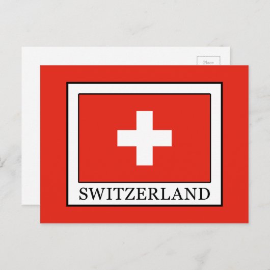 Schweiz Postkarte (Vorne/Hinten)